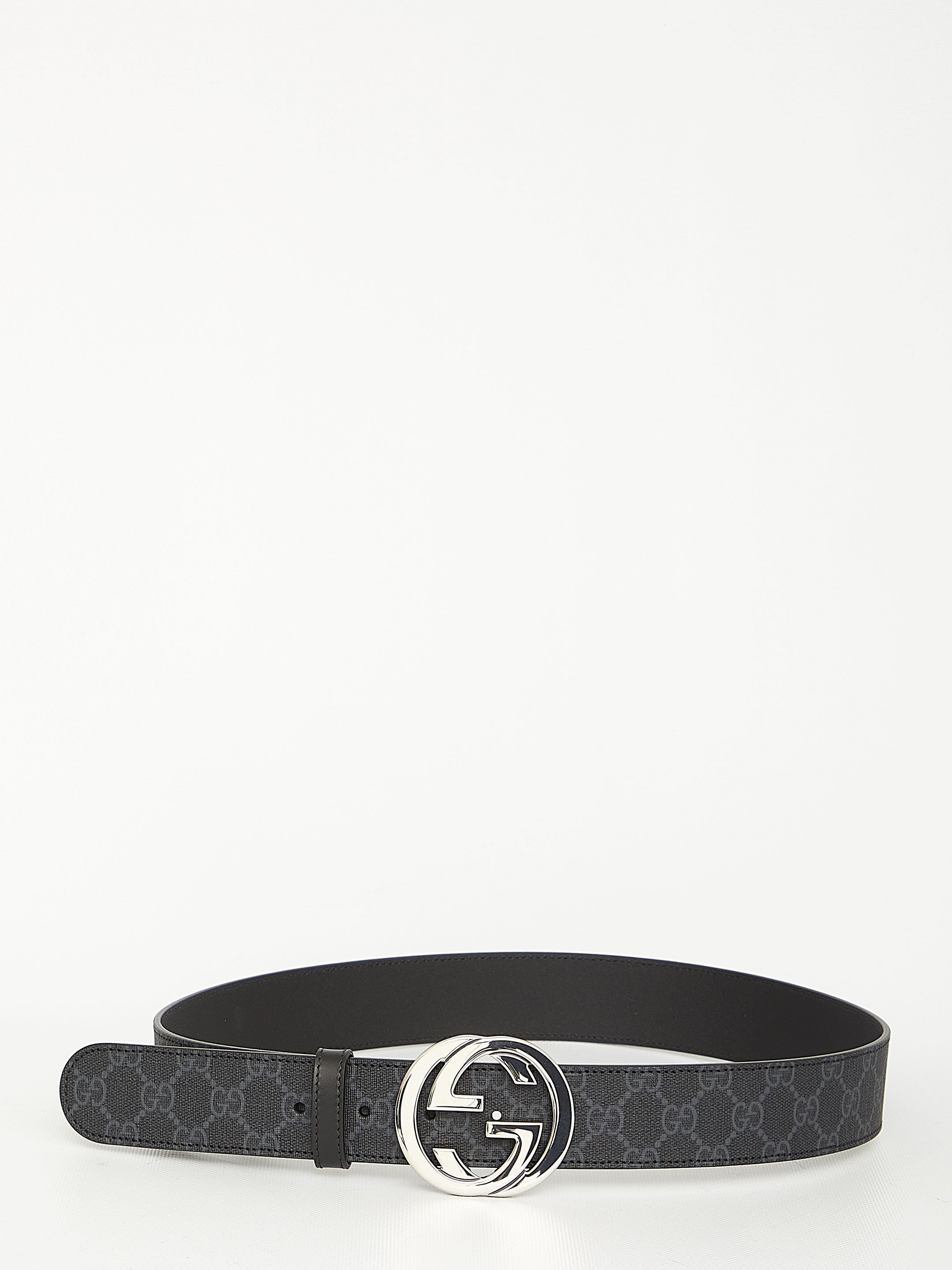 GUCCI Cross Buckle Belt with GG Details