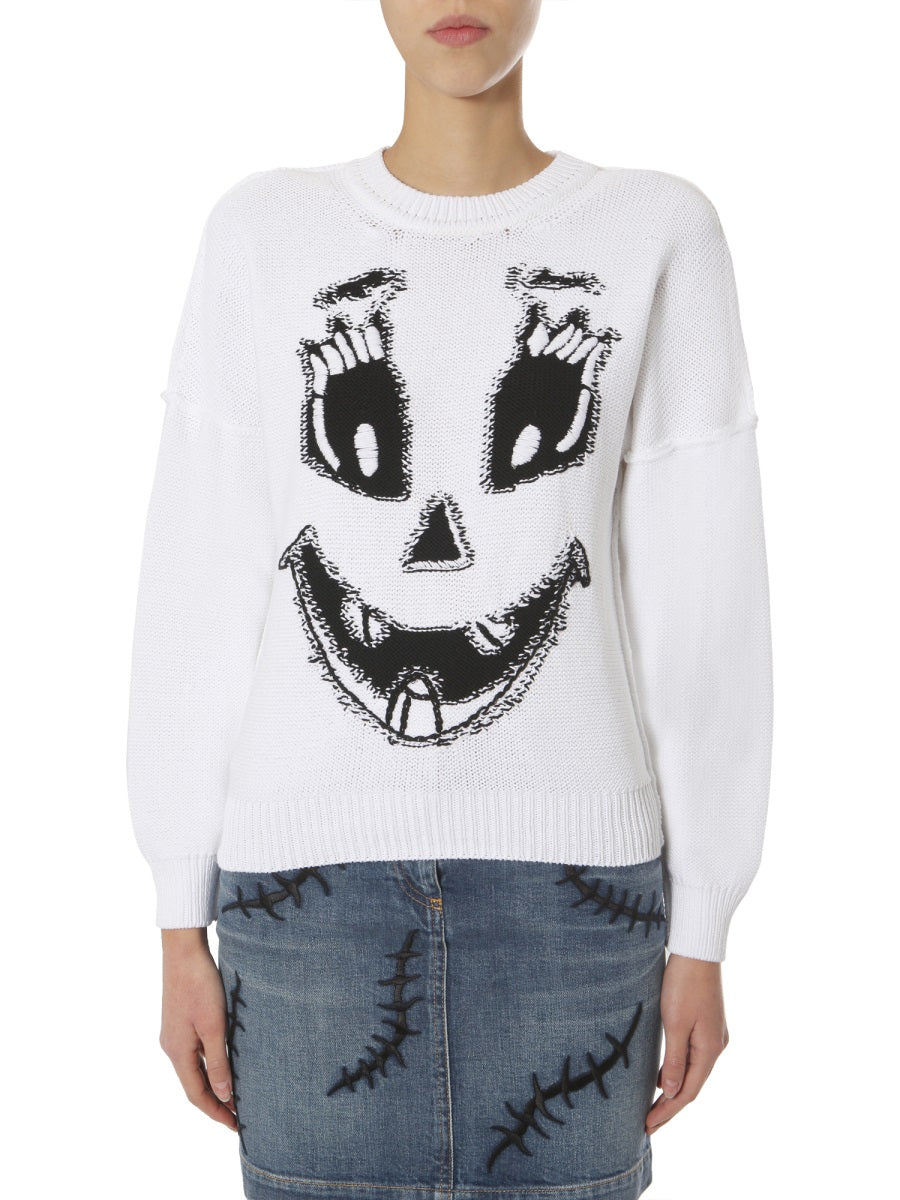 MOSCHINO Classic Crew Neck Sweater for Women