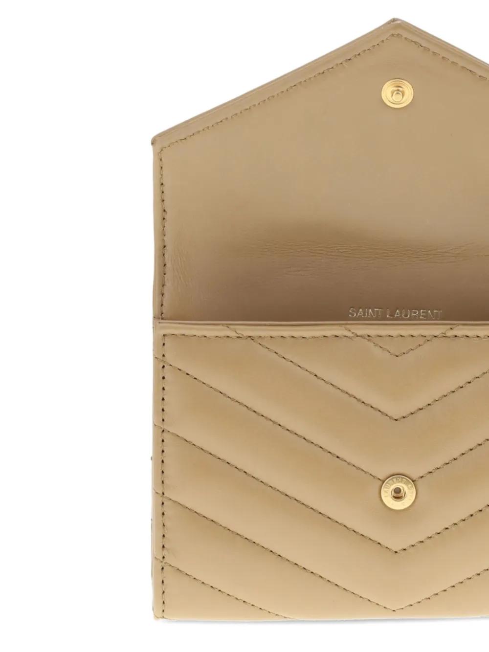 SAINT LAURENT Mini Lambskin Wallet
