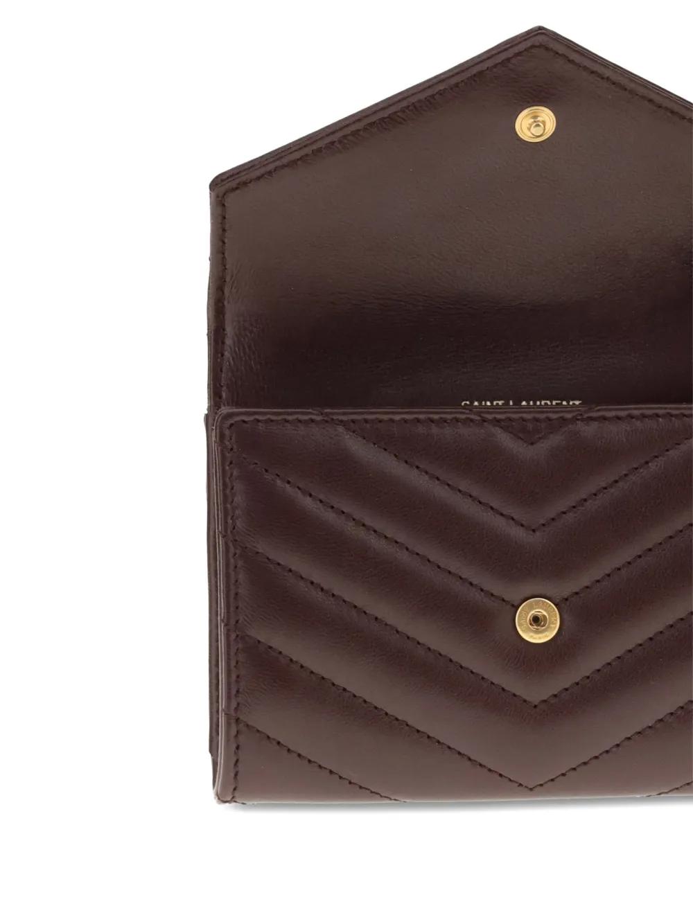 SAINT LAURENT Mini Leather Wallet