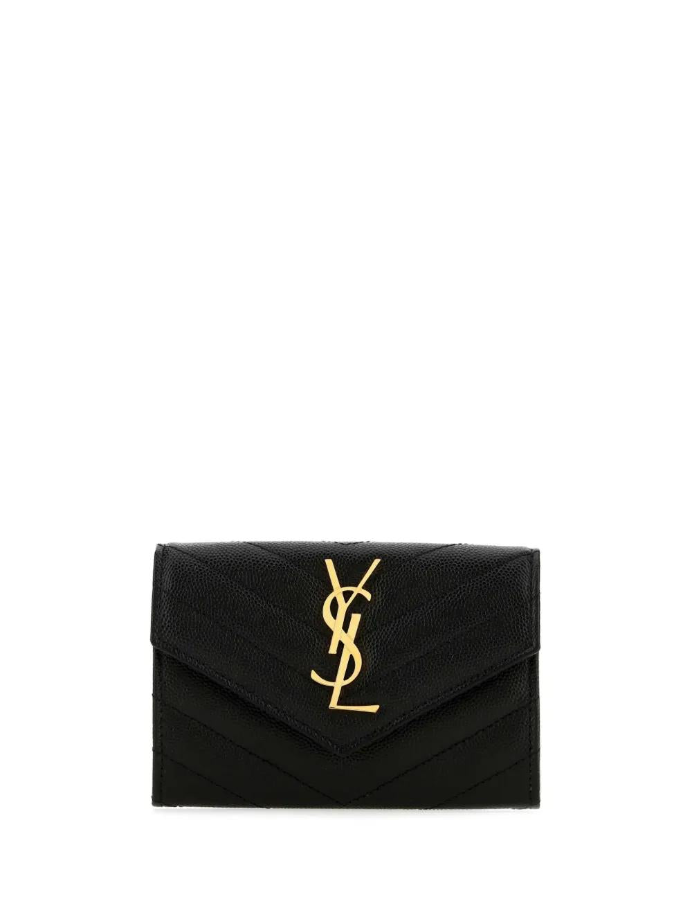 SAINT LAURENT Mini Envelope Wallet - Small Leather Goods for Women