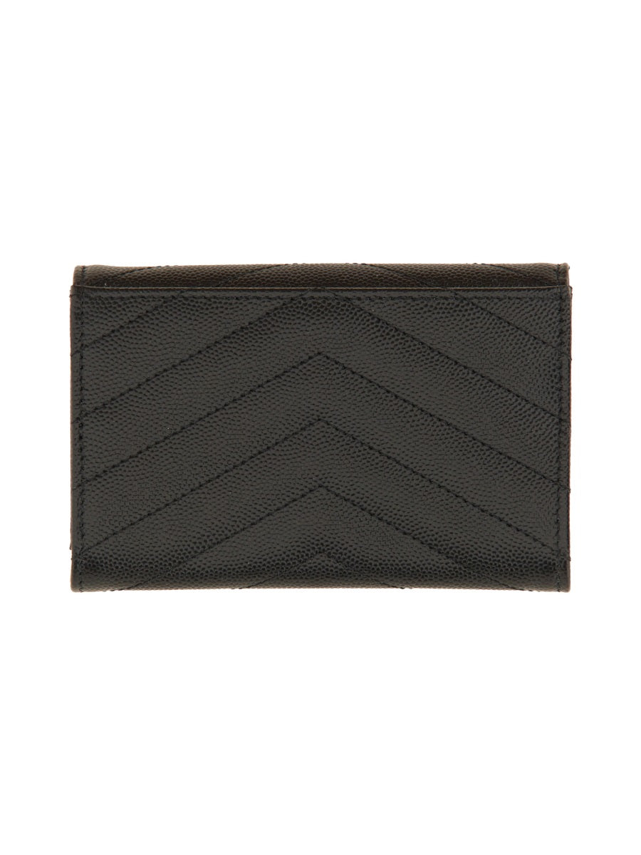 SAINT LAURENT Mini Envelope Wallet - Small Leather Goods for Women