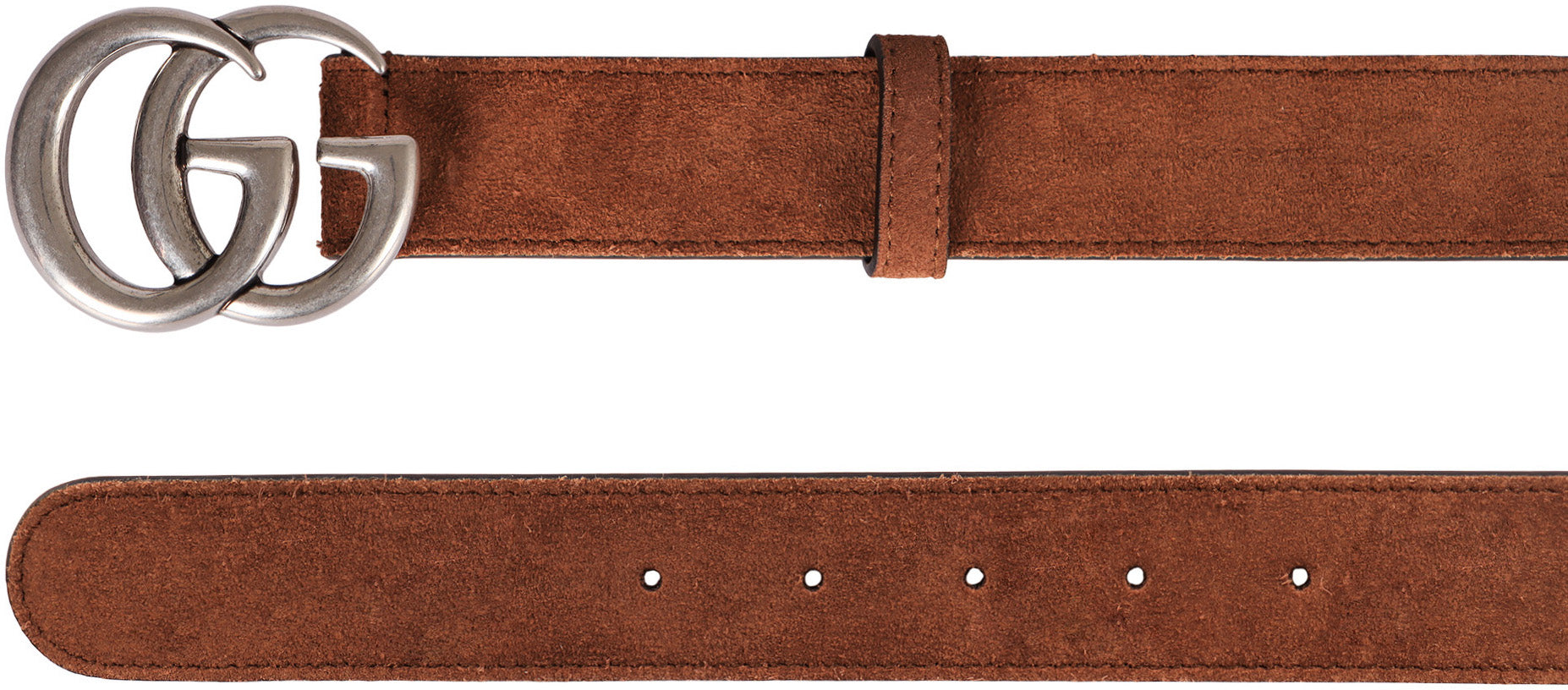 GUCCI Suede Belt W.30 GG