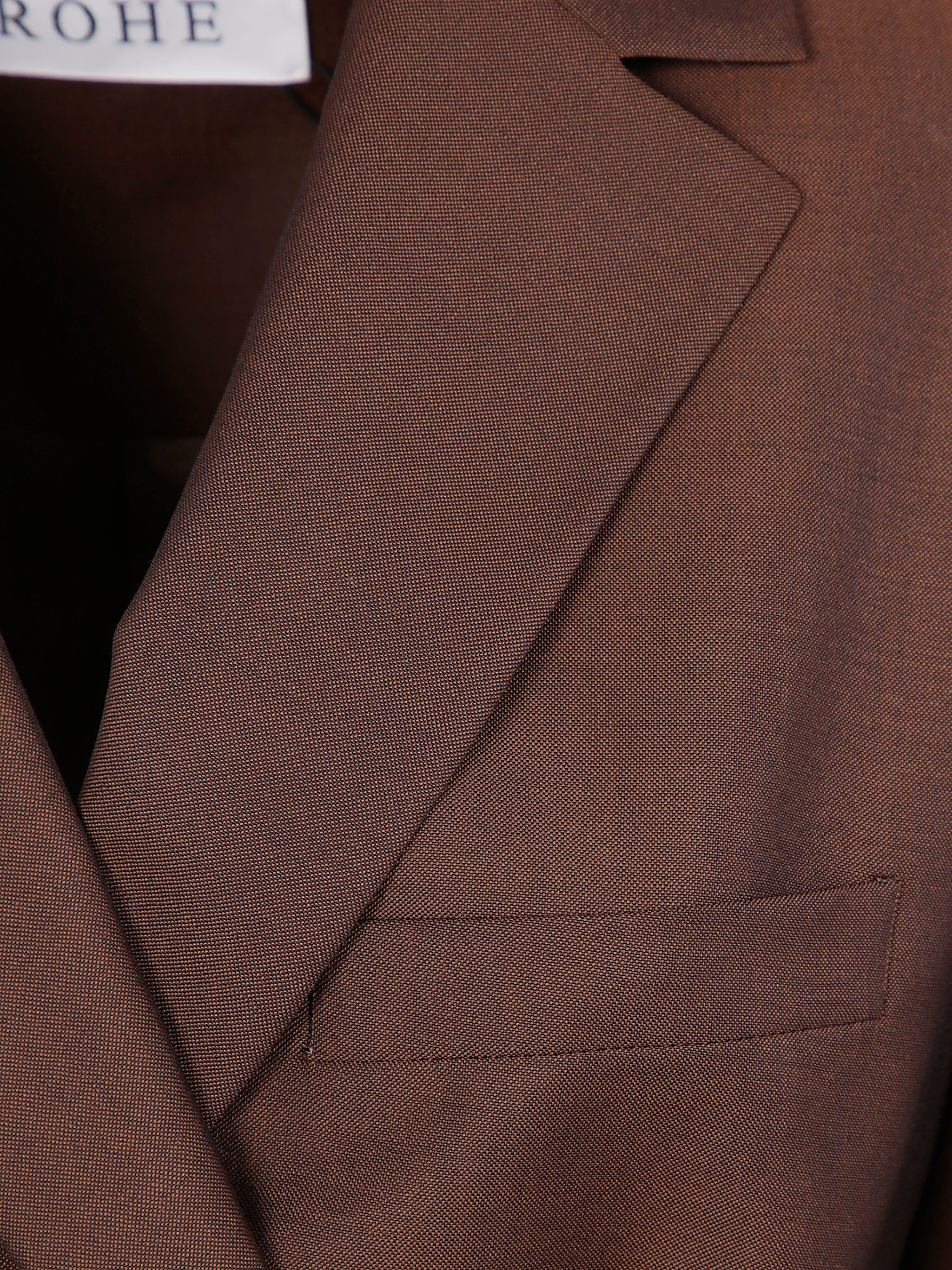 RÓHE Dual Tone Piqué Overlap Suit Jacket