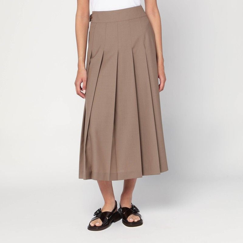 RÓHE Pleated Midi Skirt - Women’s Fashion Essentials