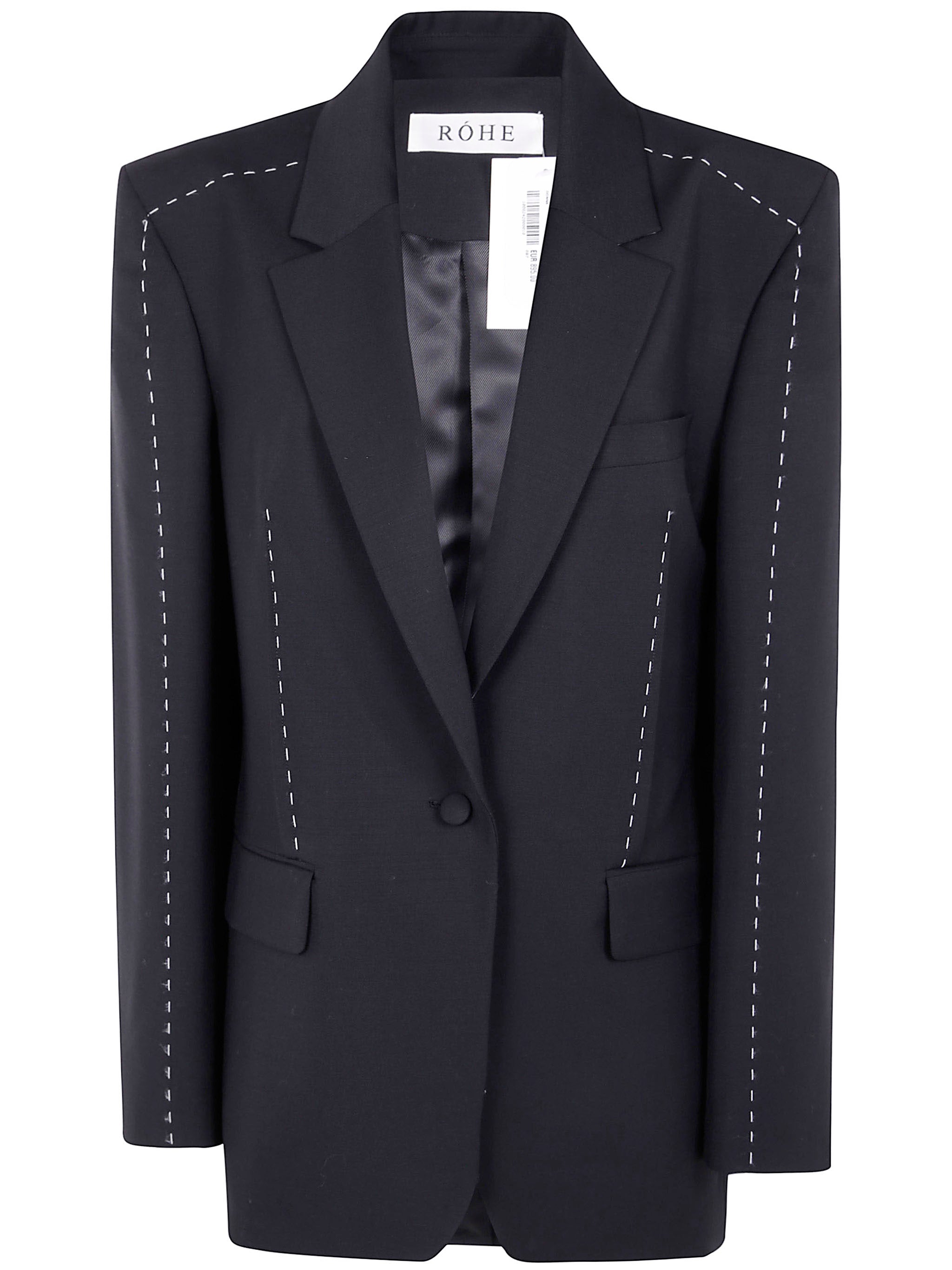 RÓHE Contrast Detail Blazer