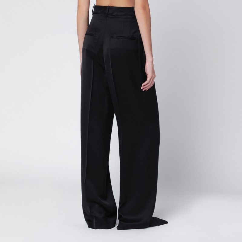 RÓHE High-Waisted Satin Trousers