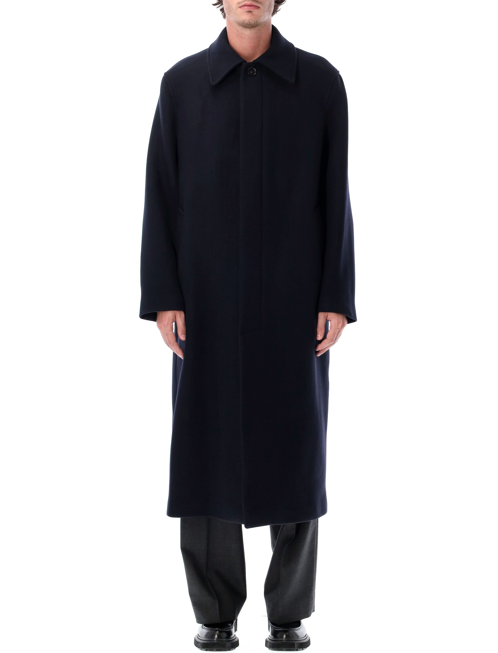 SUNFLOWER Italian Wool Long Jacket - Size 50