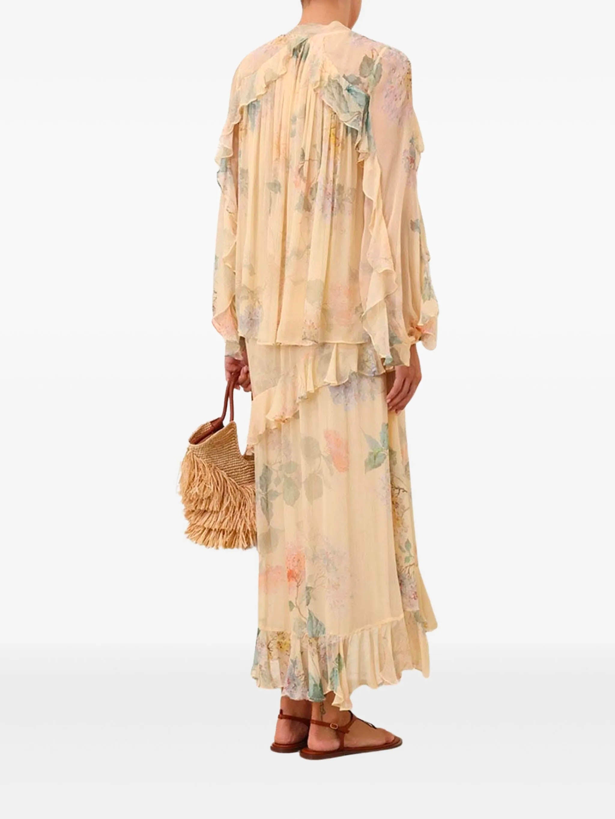 ZIMMERMANN Illuminate Ruffle Top Size 0