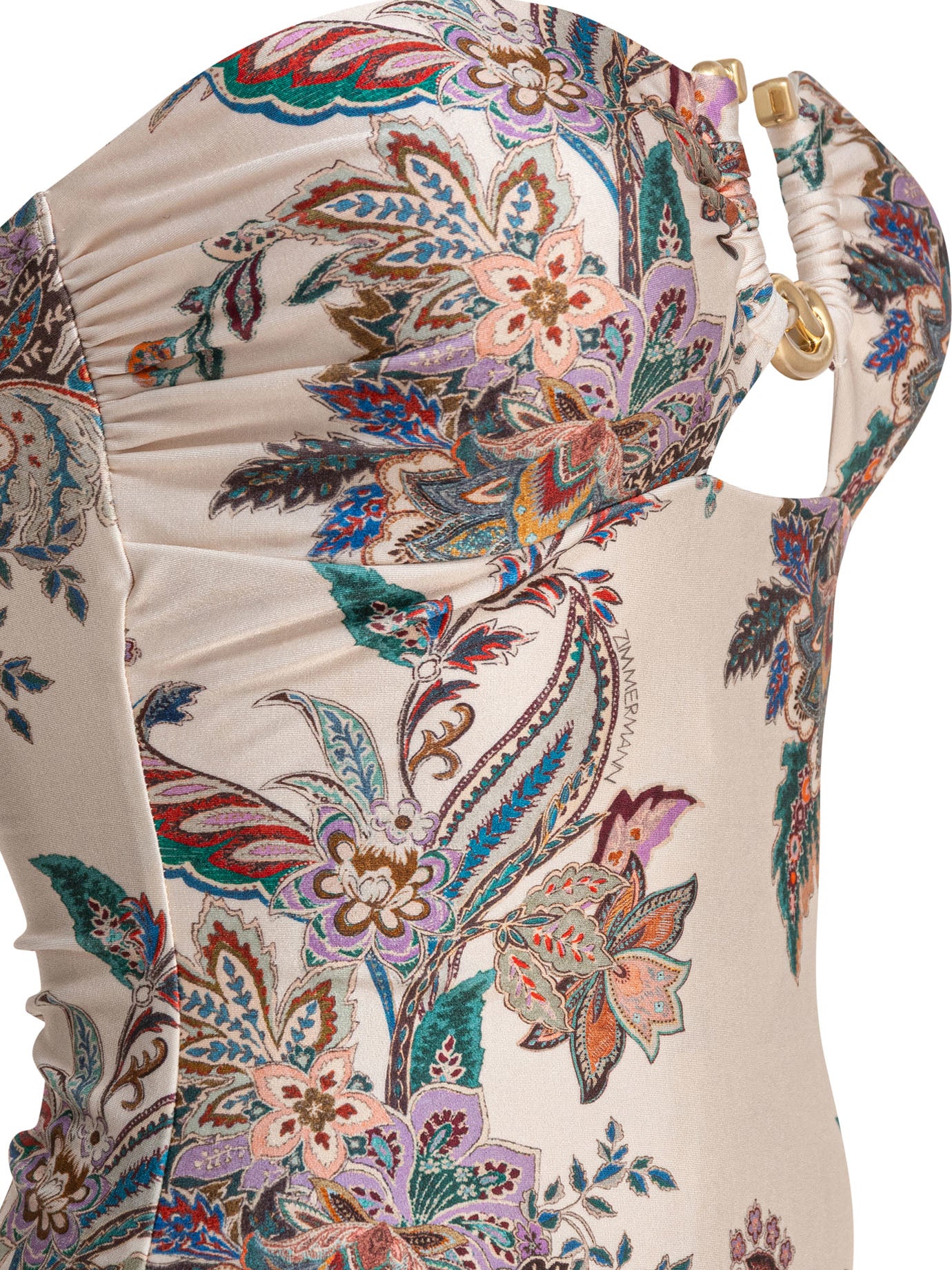ZIMMERMANN Printed Swimsuit with Adjustable Straps