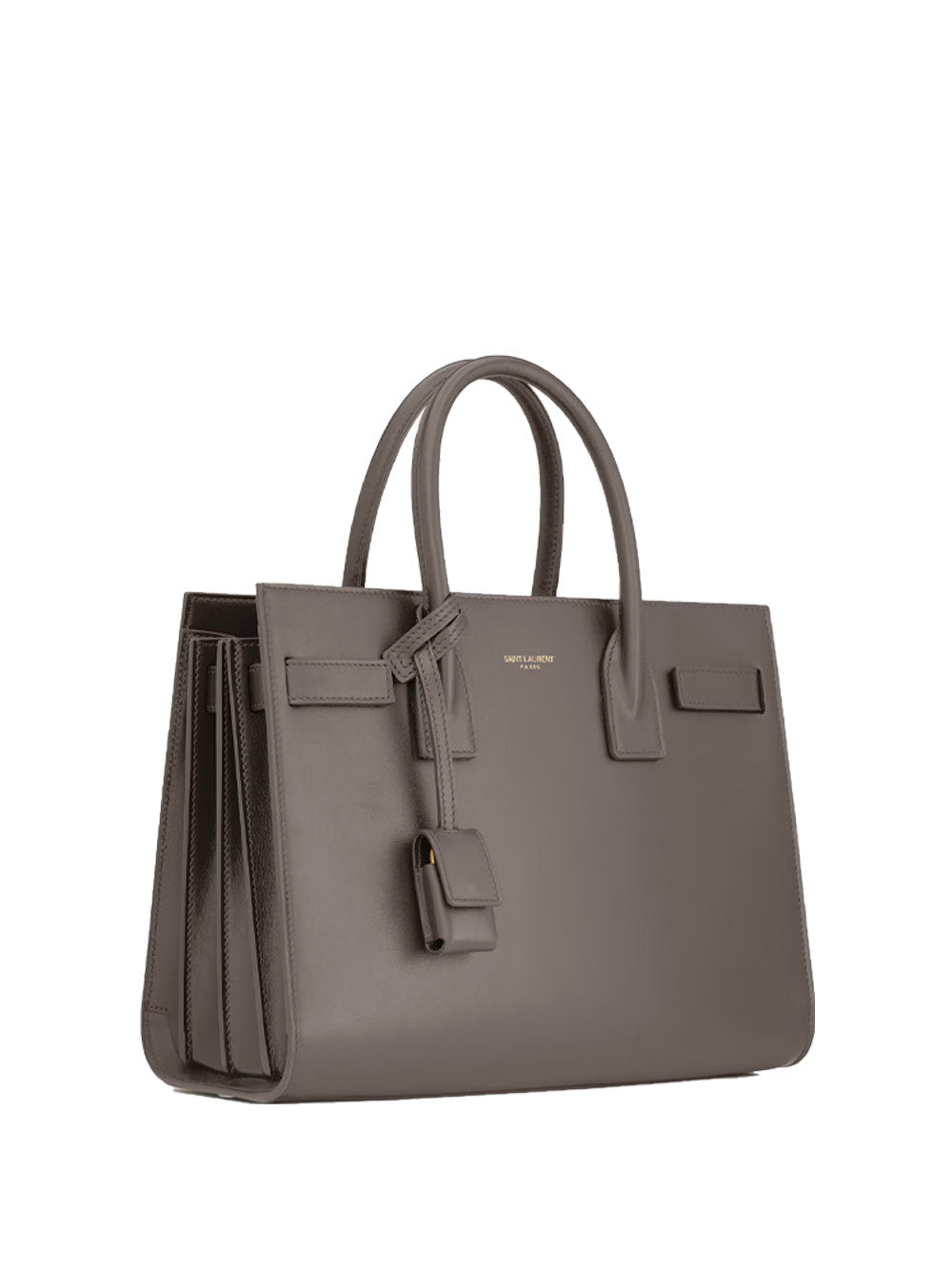 SAINT LAURENT Mini Smooth Leather Sac of Jour Baby Handbag