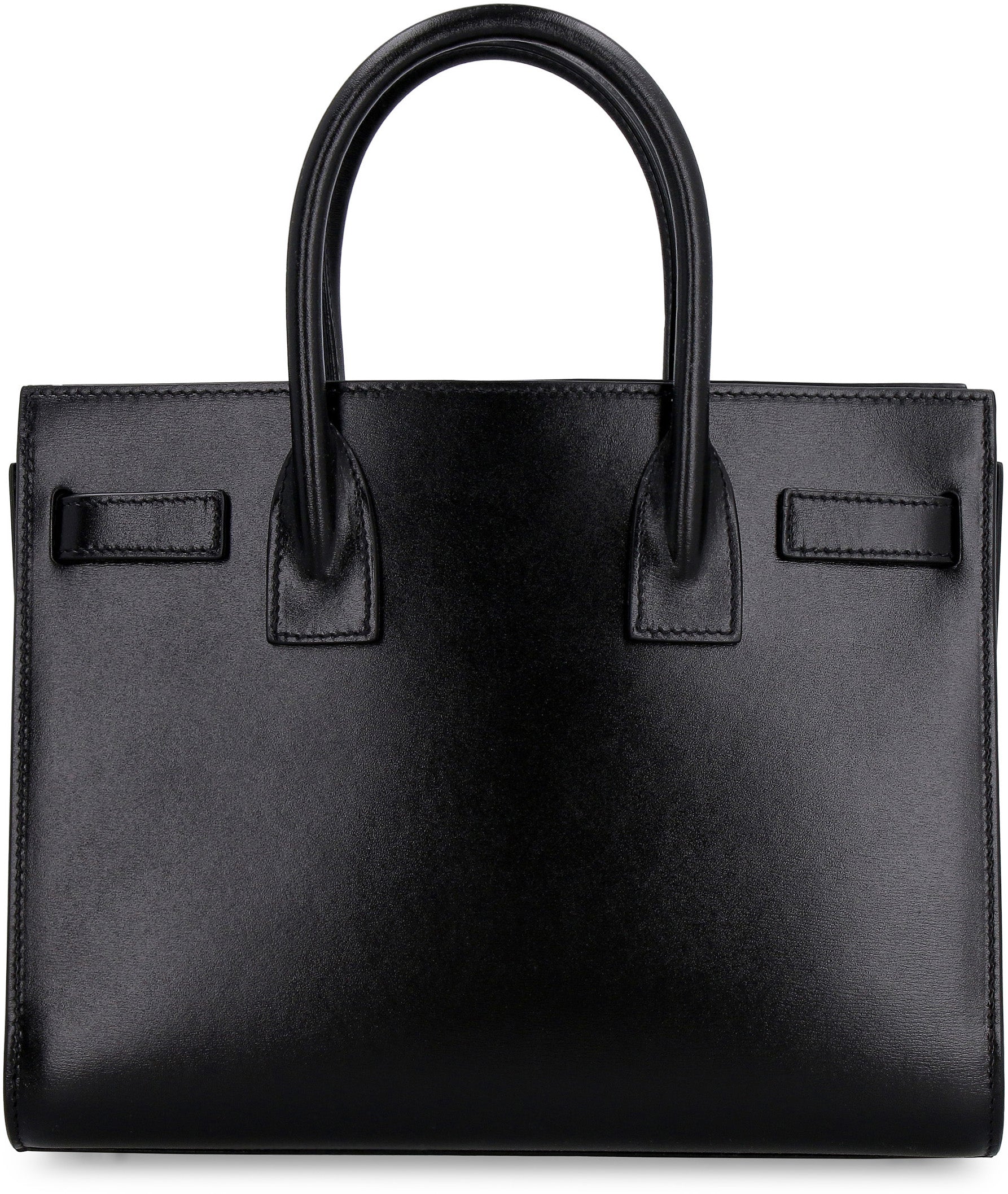 SAINT LAURENT Mini Leather Shopping Handbag