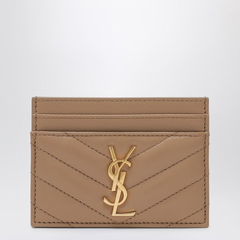 SAINT LAURENT Mini Quilted Card Holder