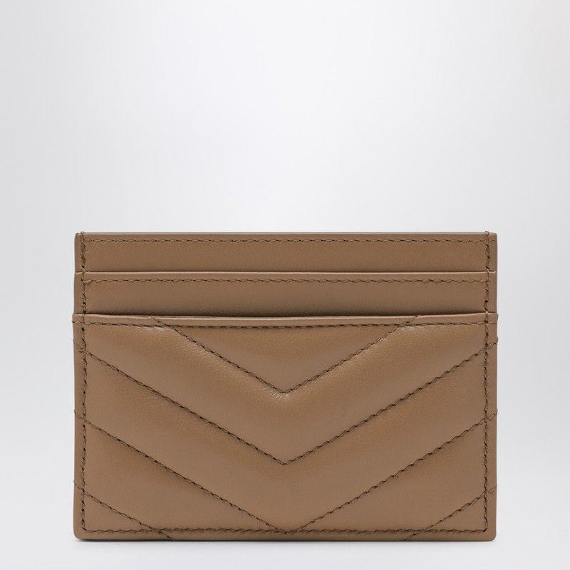 SAINT LAURENT Mini Quilted Card Holder