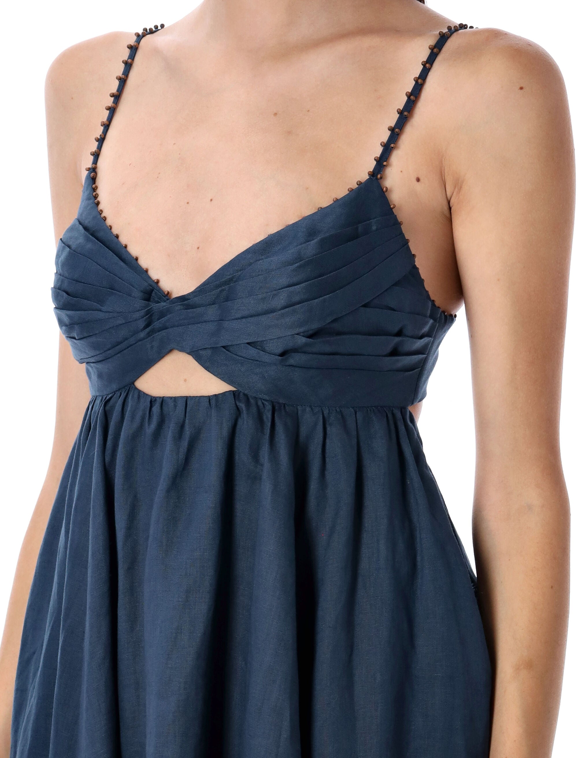 ZIMMERMANN Ascension Twist Front Dress - Ankle Length for Women