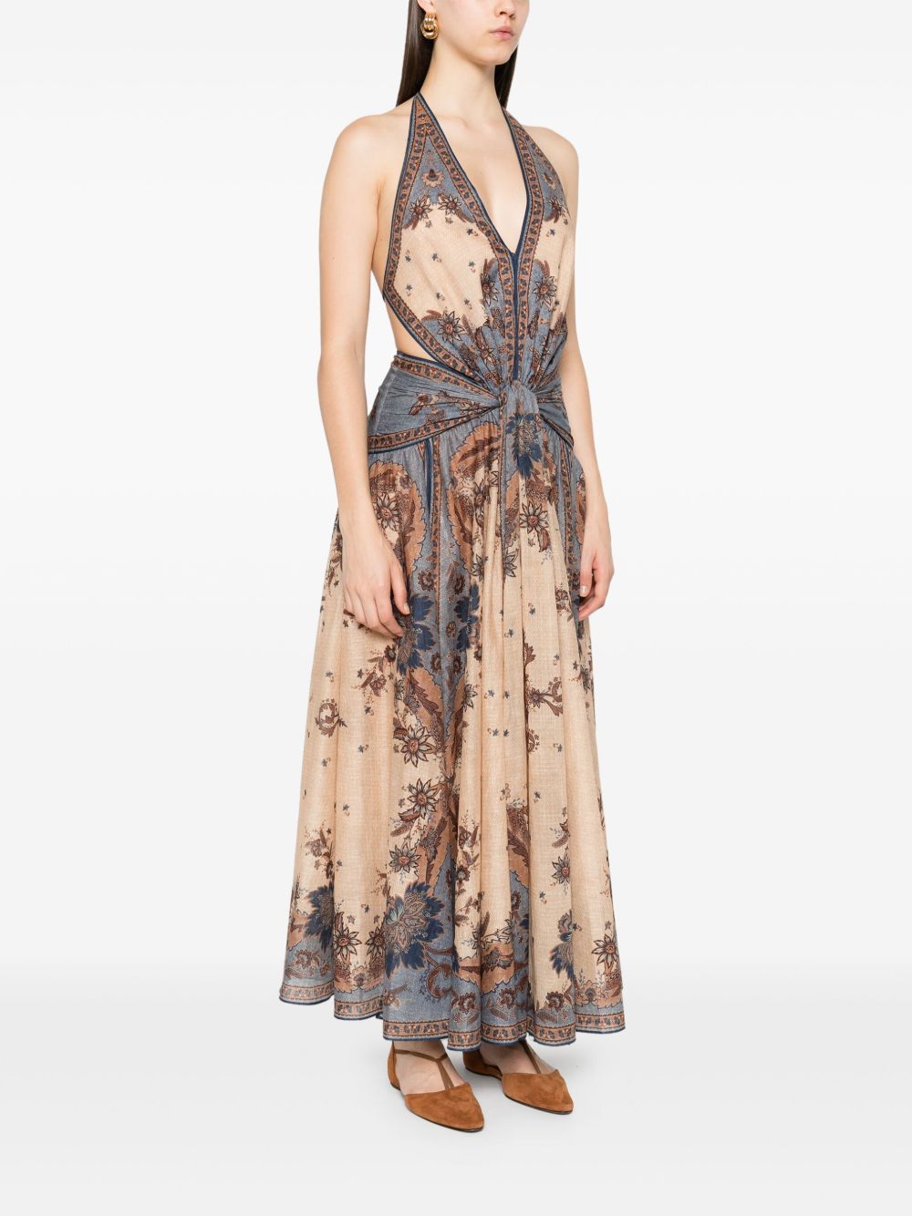 ZIMMERMANN Ascension Printed Maxi Dress for Women
