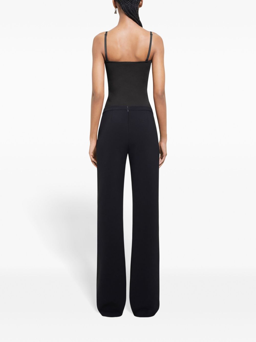 COURREGÈS Illusion Trousers - Mid Rise, Straight Leg