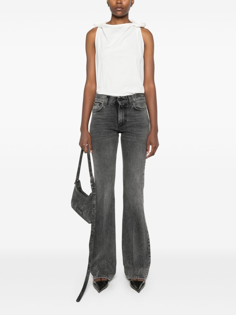 COURREGÈS Hooded Tank Top - Mini Fit