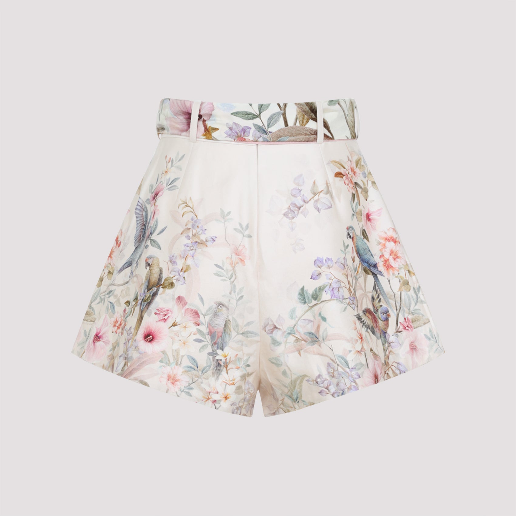 ZIMMERMANN Silk Rebellion Tuck Mini Shorts