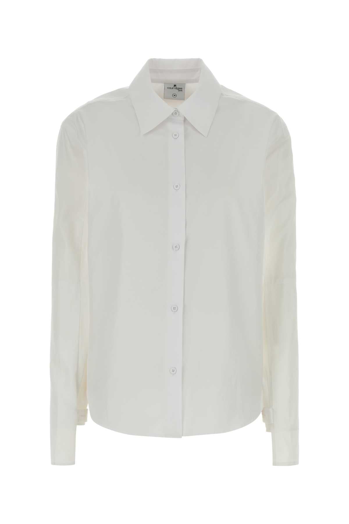 COURREGÈS Classic Poplin Shirt for Women
