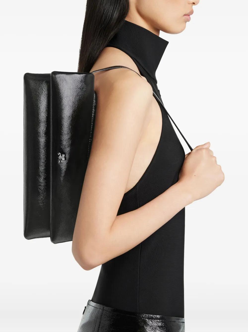 COURREGÈS Mini Leather Shoulder Handbag