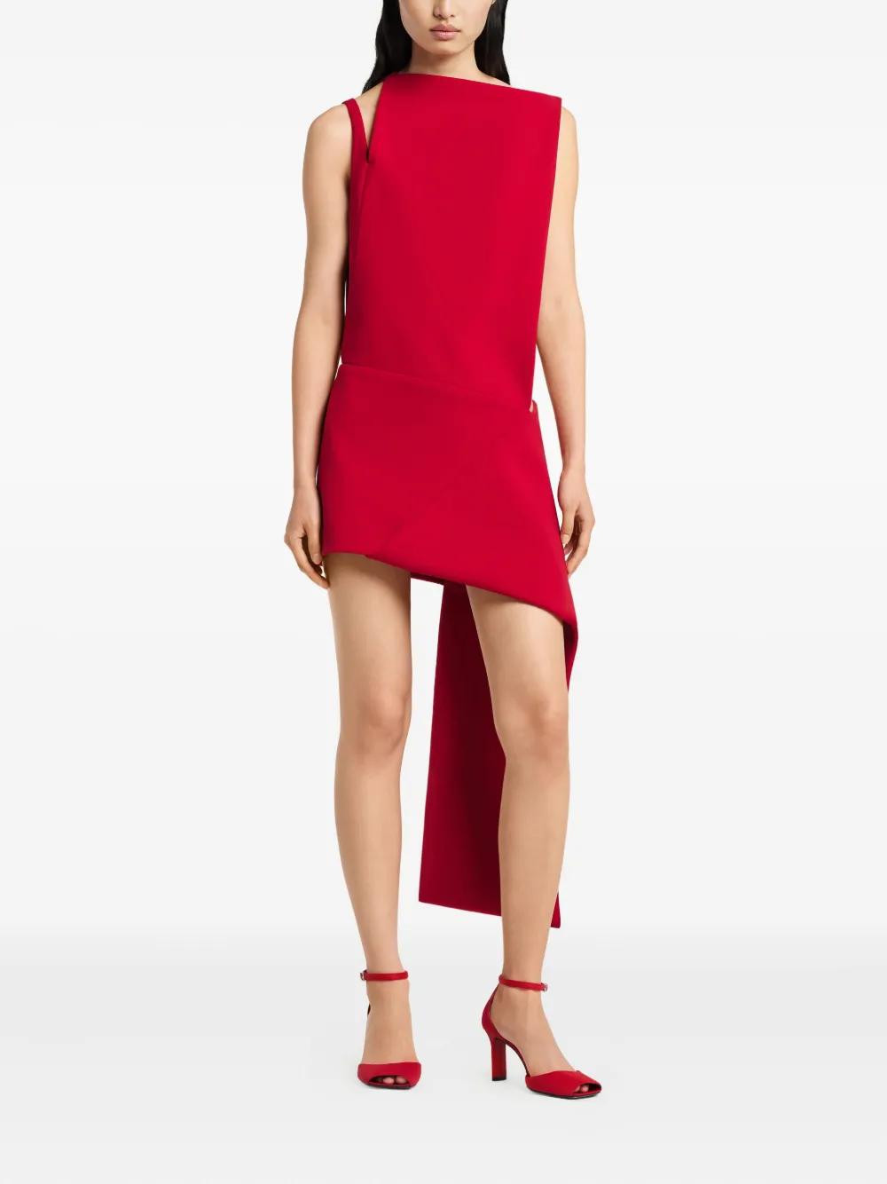 COURREGÈS Peep-Toe Ankle-Strap Pumps