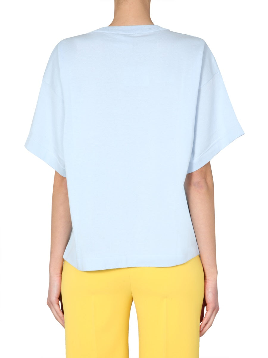 BOUTIQUE MOSCHINO Round Neck T-Shirt for Women
