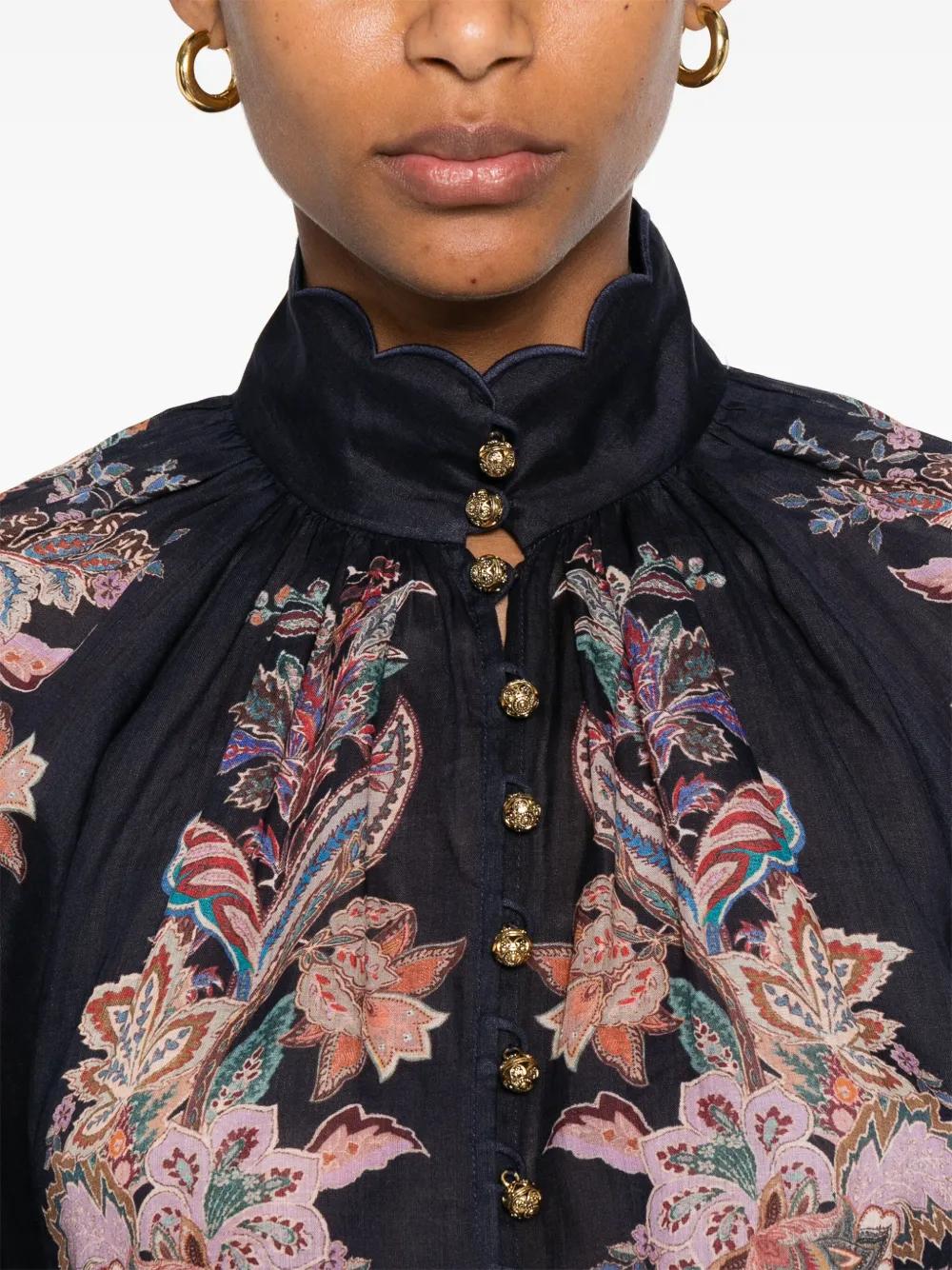ZIMMERMANN Floral Billow Blouse - Women’s FW25