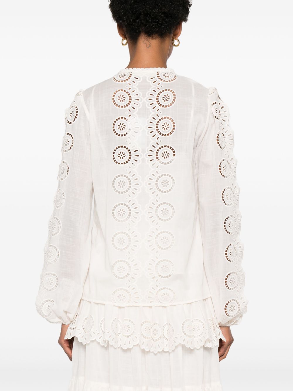 ZIMMERMANN Embroidered Button-Down Blouse