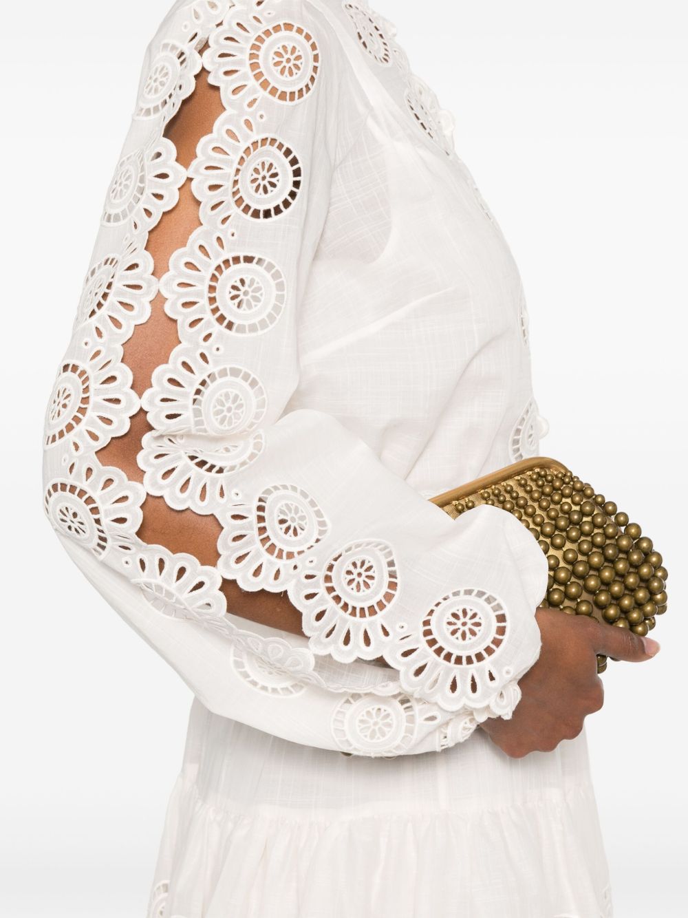 ZIMMERMANN Embroidered Button-Down Blouse
