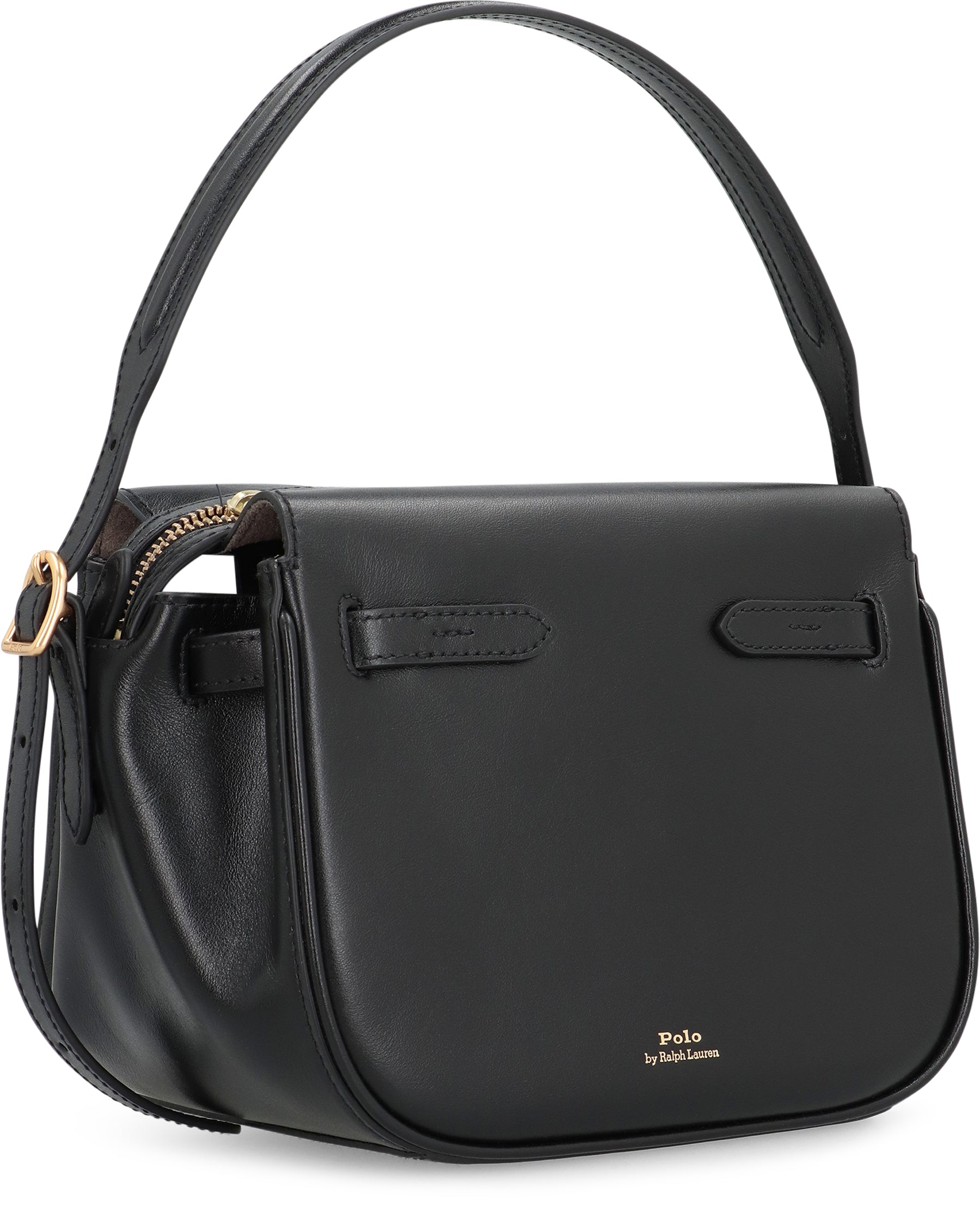 POLO RALPH LAUREN Mini Leather Handbag with Adjustable Strap