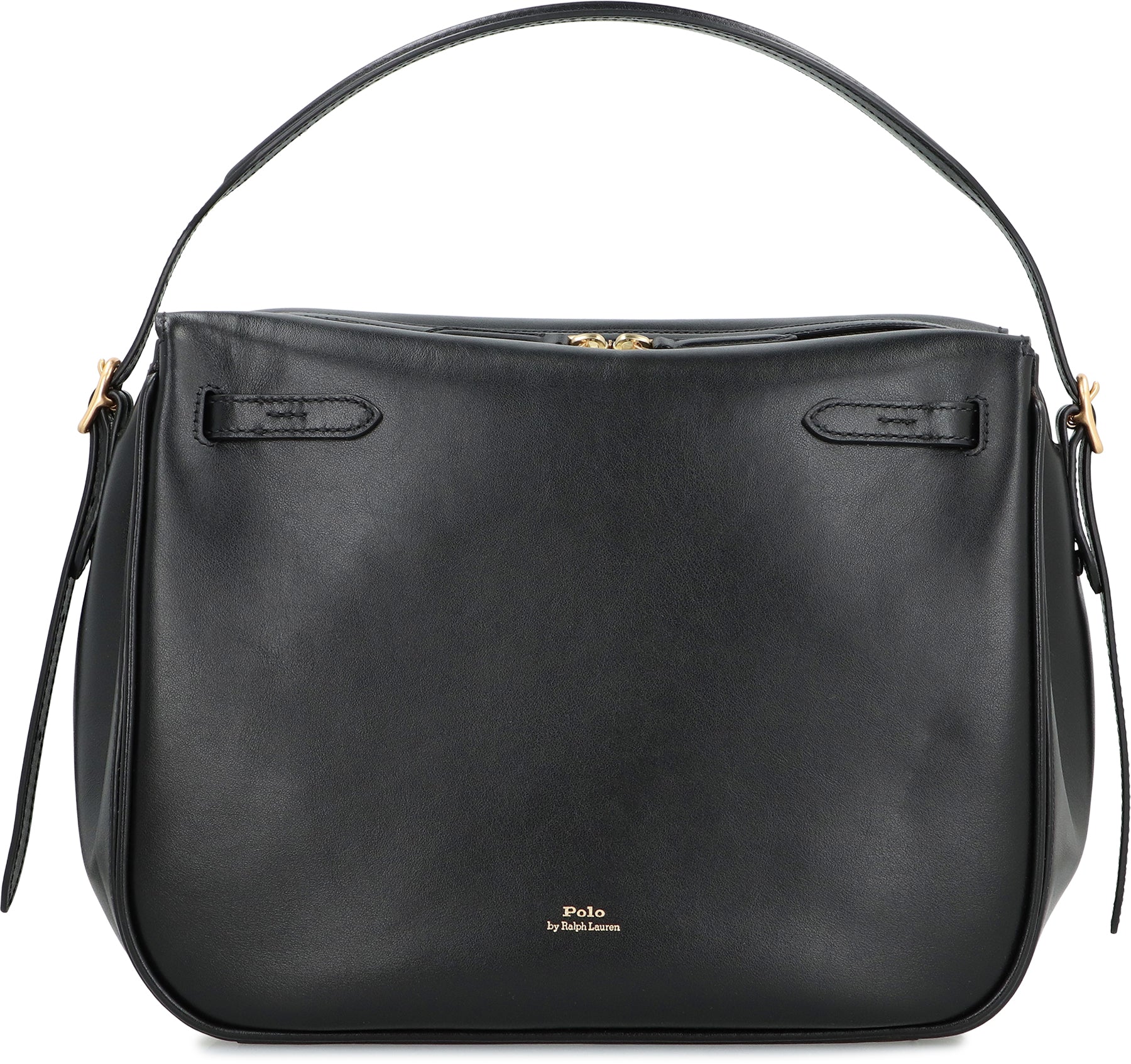 POLO RALPH LAUREN Leather Boston Handbag - 28.6 cm