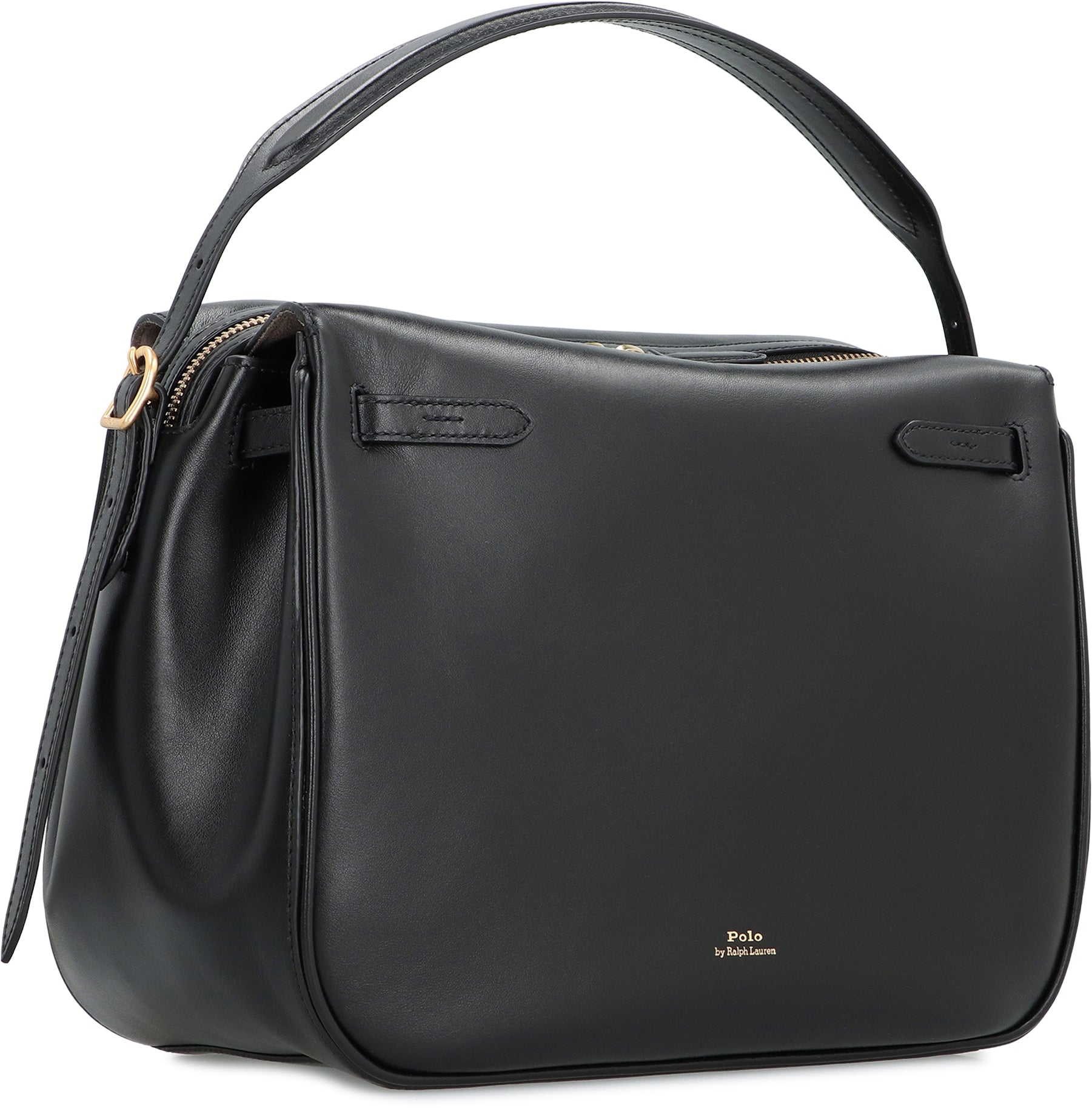 POLO RALPH LAUREN Leather Boston Handbag - 28.6 cm