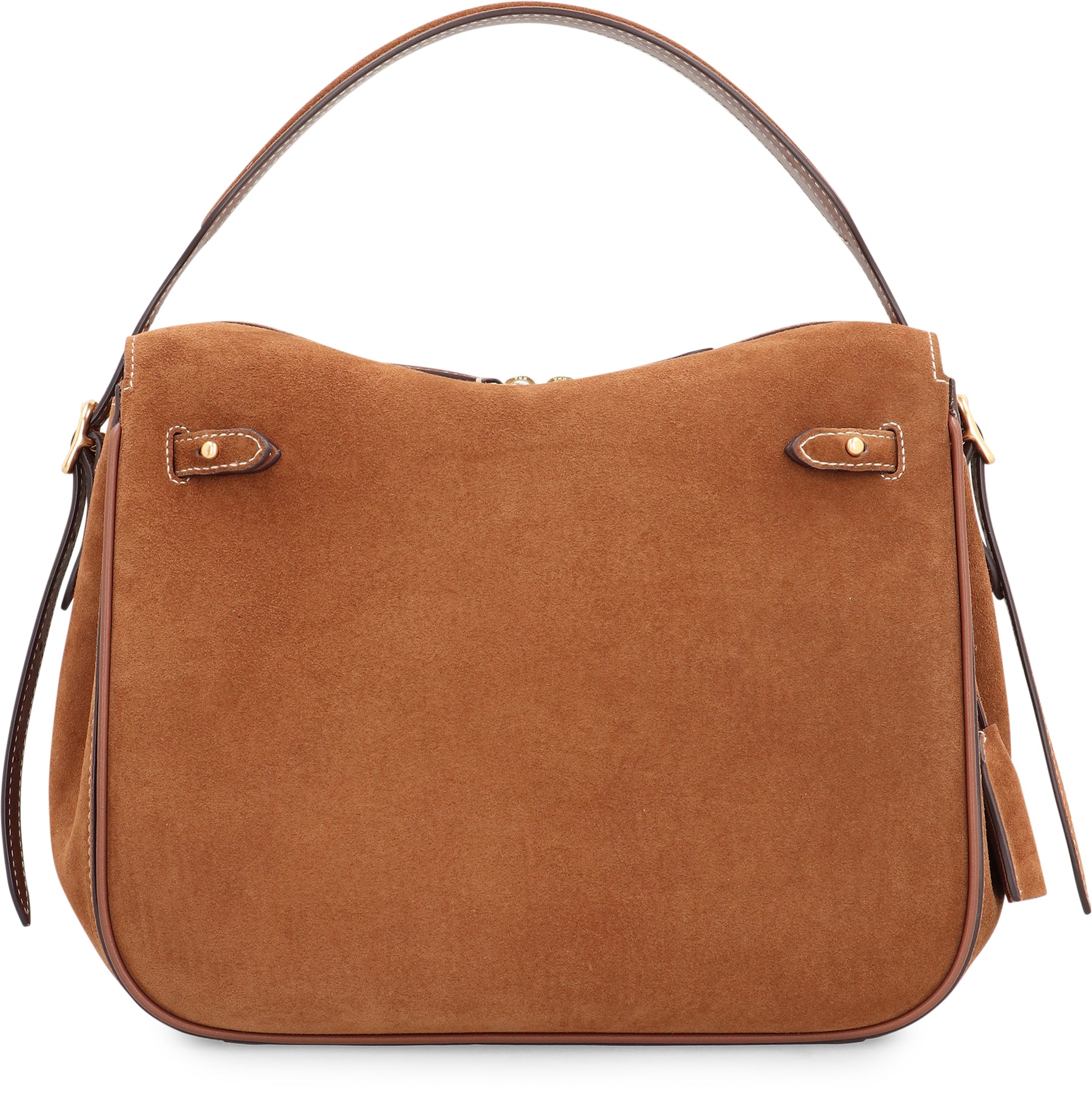 POLO RALPH LAUREN Suede Handbag - 28.6 cm x 24.8 cm x 16.5 cm