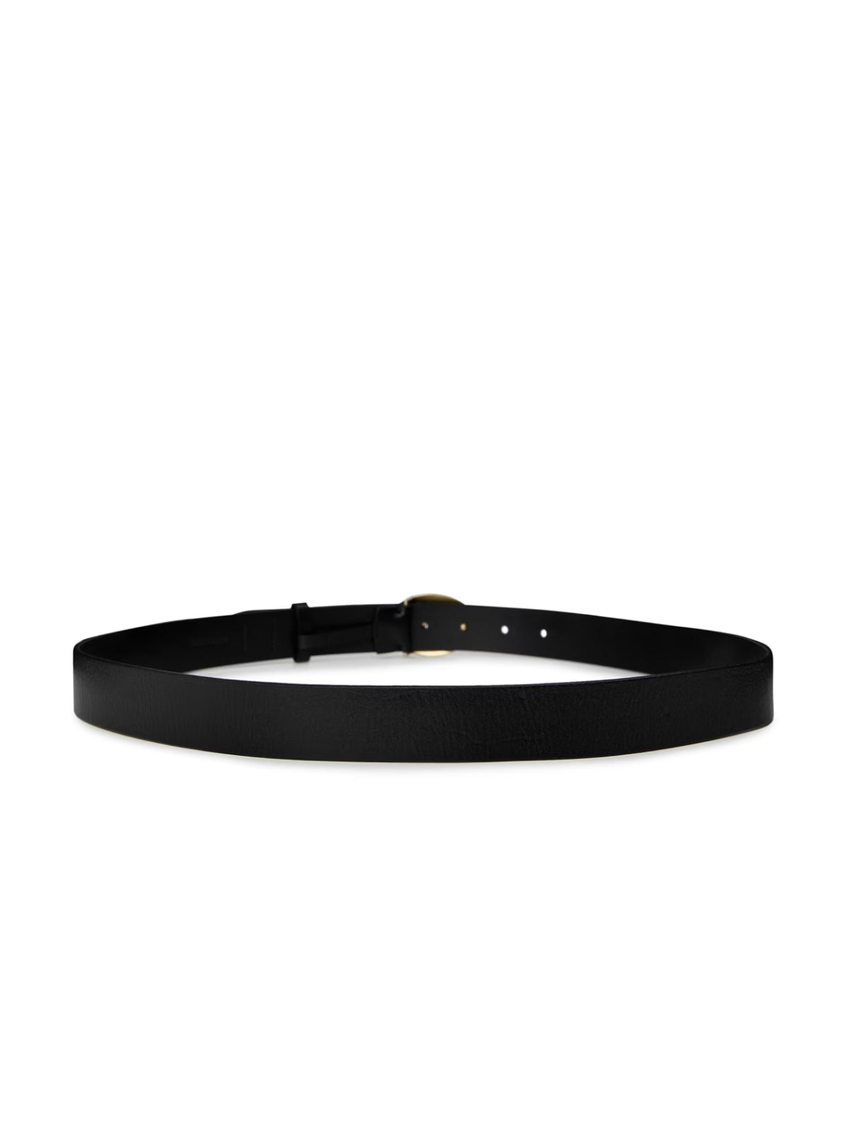 POLO RALPH LAUREN Oval Buckle Leather Belt - 3 cm Width