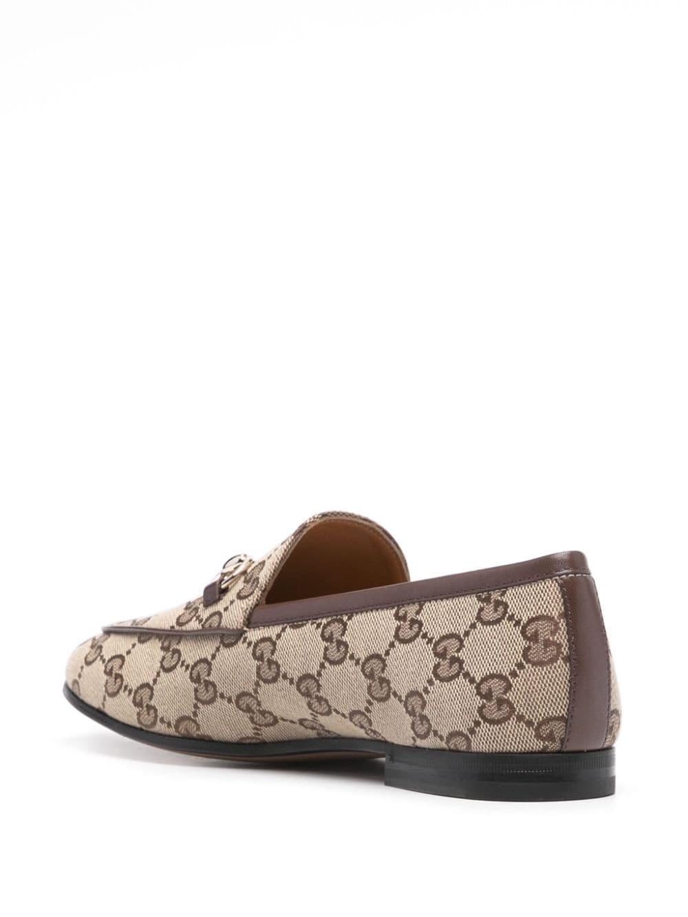 GUCCI Classic GG Canvas Loafers with Horsebit Detail