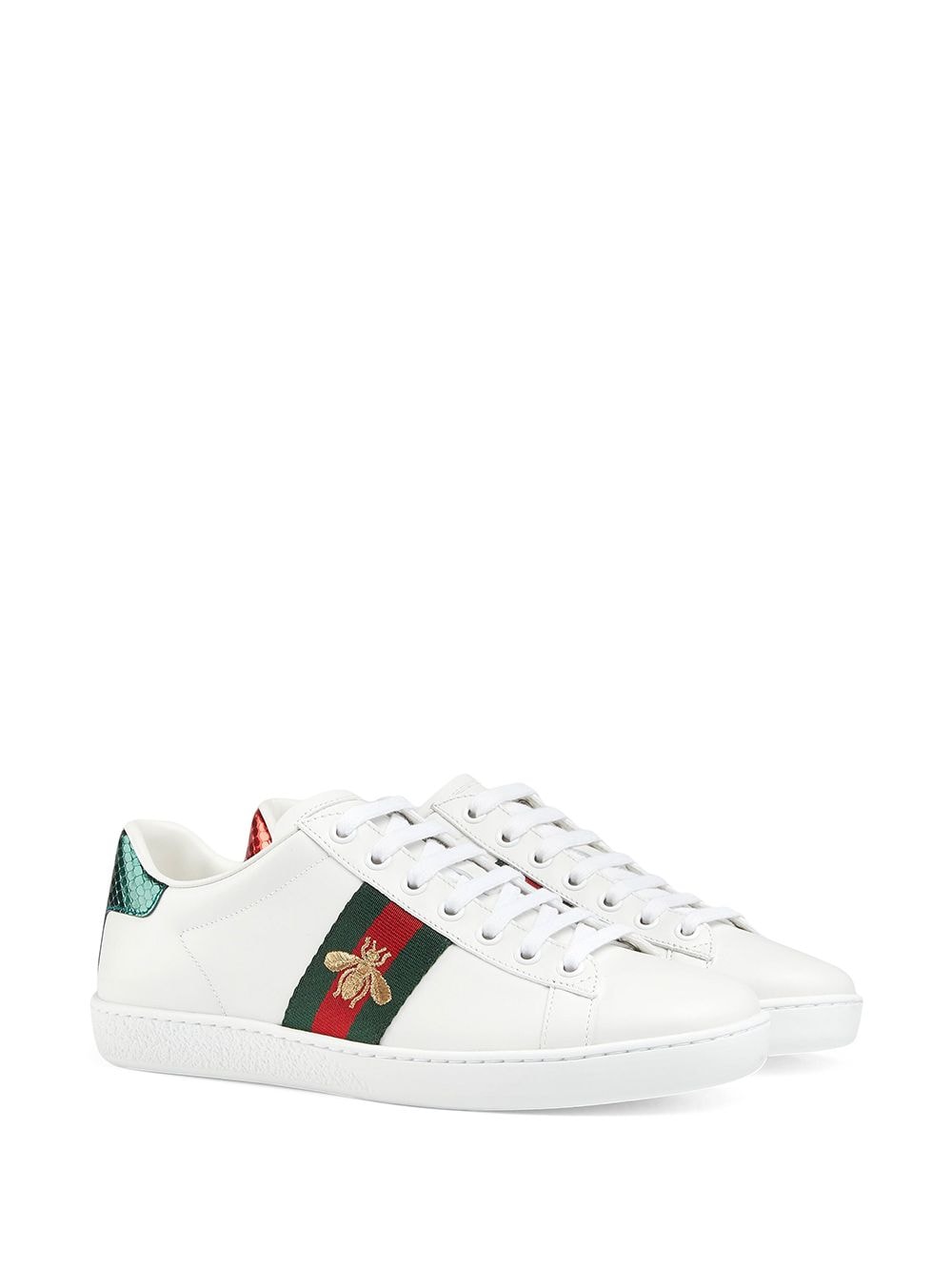 GUCCI Women's Premium Leather Lace-Up Sneakers - Fit Large - FW25