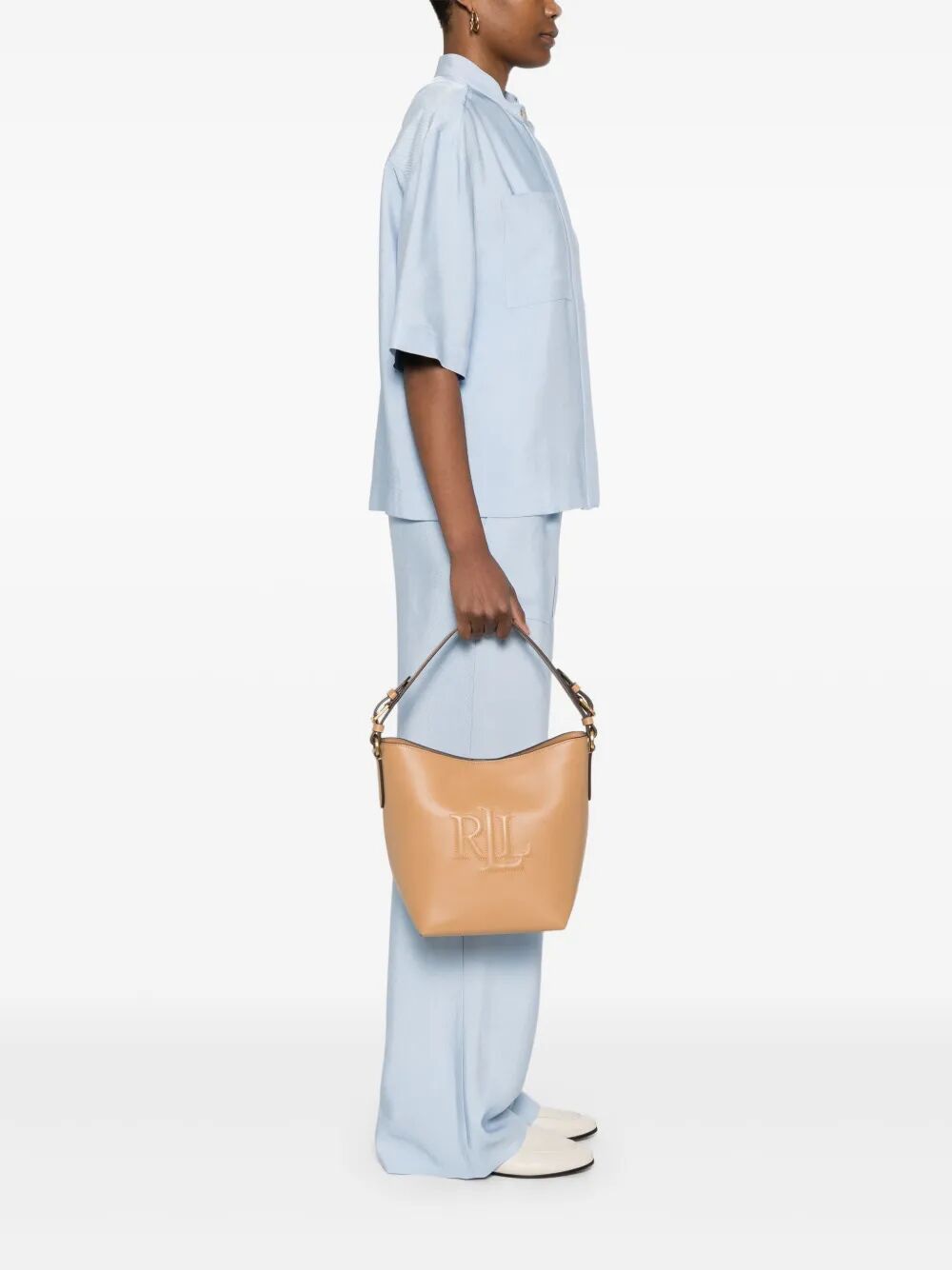 LAUREN RALPH LAUREN Medium Br Bucket Handbag for Women