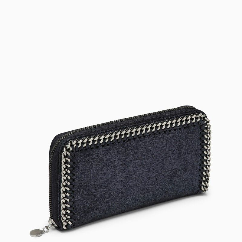 STELLA MCCARTNEY Mini Zip-Around Wallet with Chain Detail