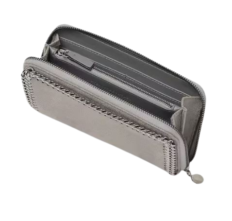 STELLA MCCARTNEY Mini Shaggy Deer Falabella Wallet