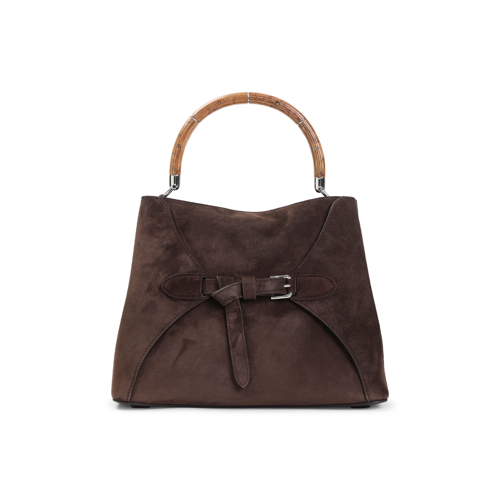 RALPH LAUREN COLLECTION Suede Shoulder Handbag