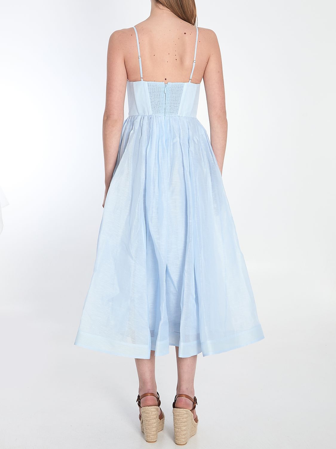 ZIMMERMANN Illuminate Midi Dress - Slim Fit Size 1