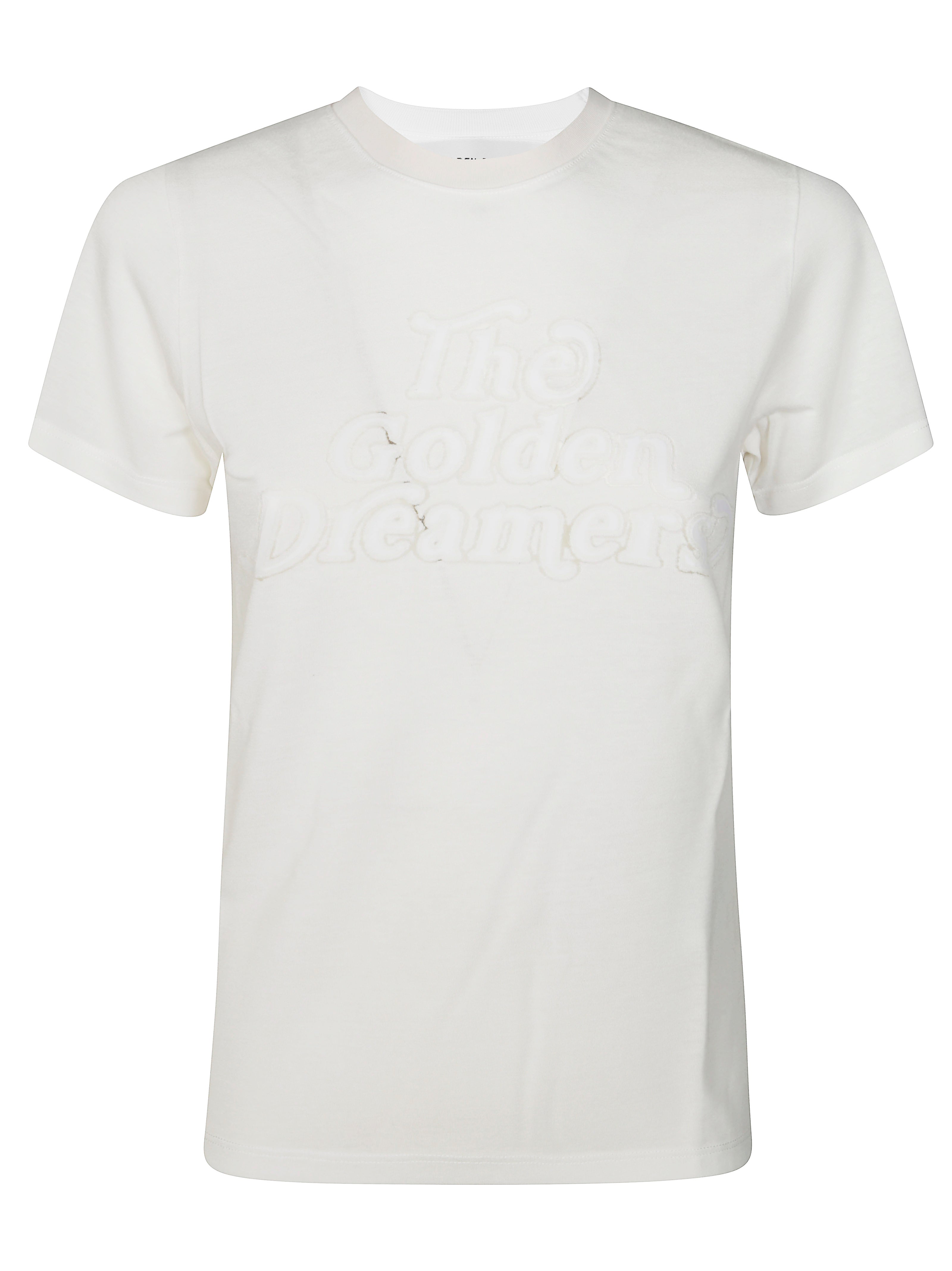 GOLDEN GOOSE Recycled Cotton T-Shirt for Men - FW25 Collection