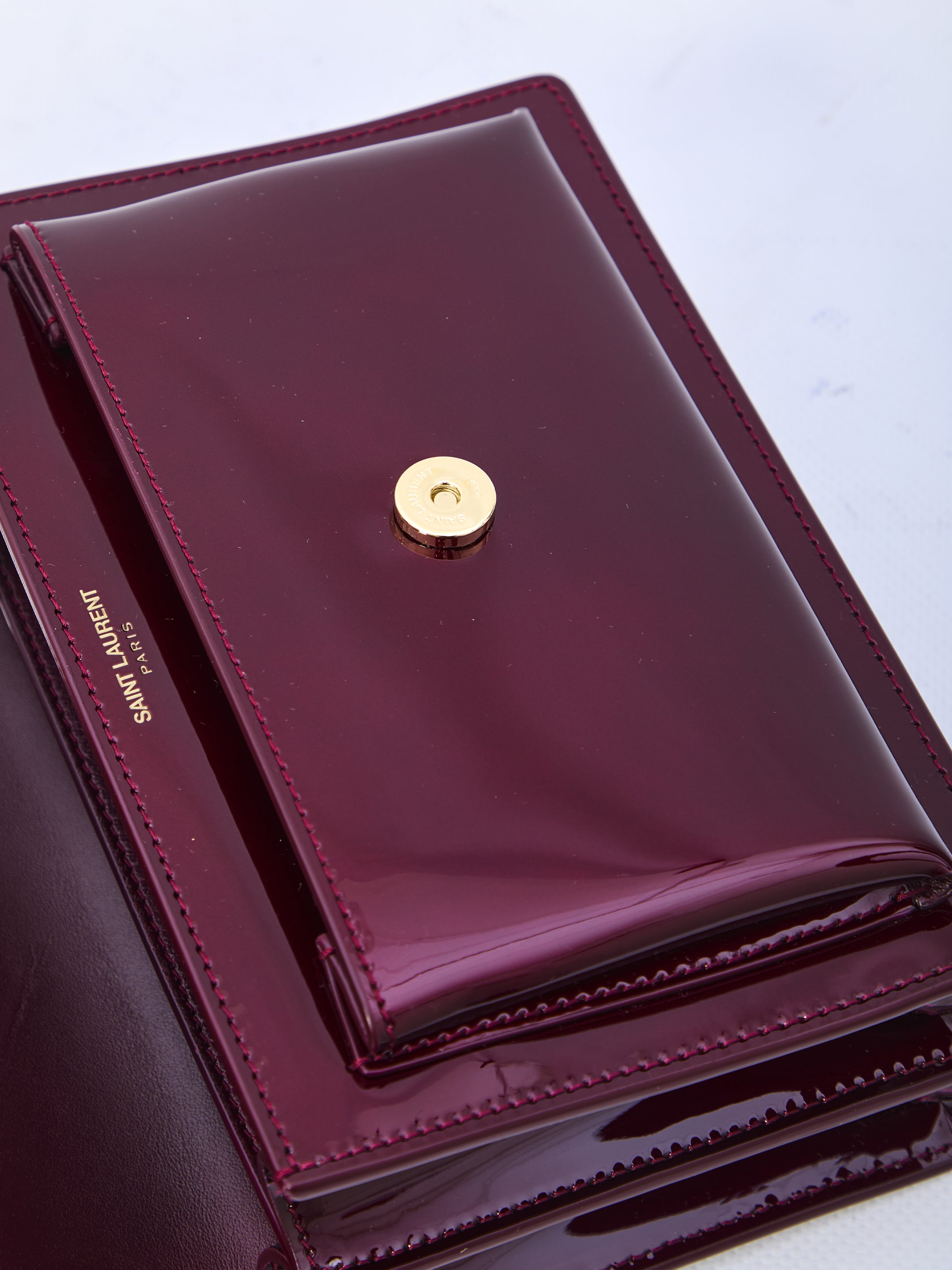 SAINT LAURENT Mini Sunset Cross-Body Handbag