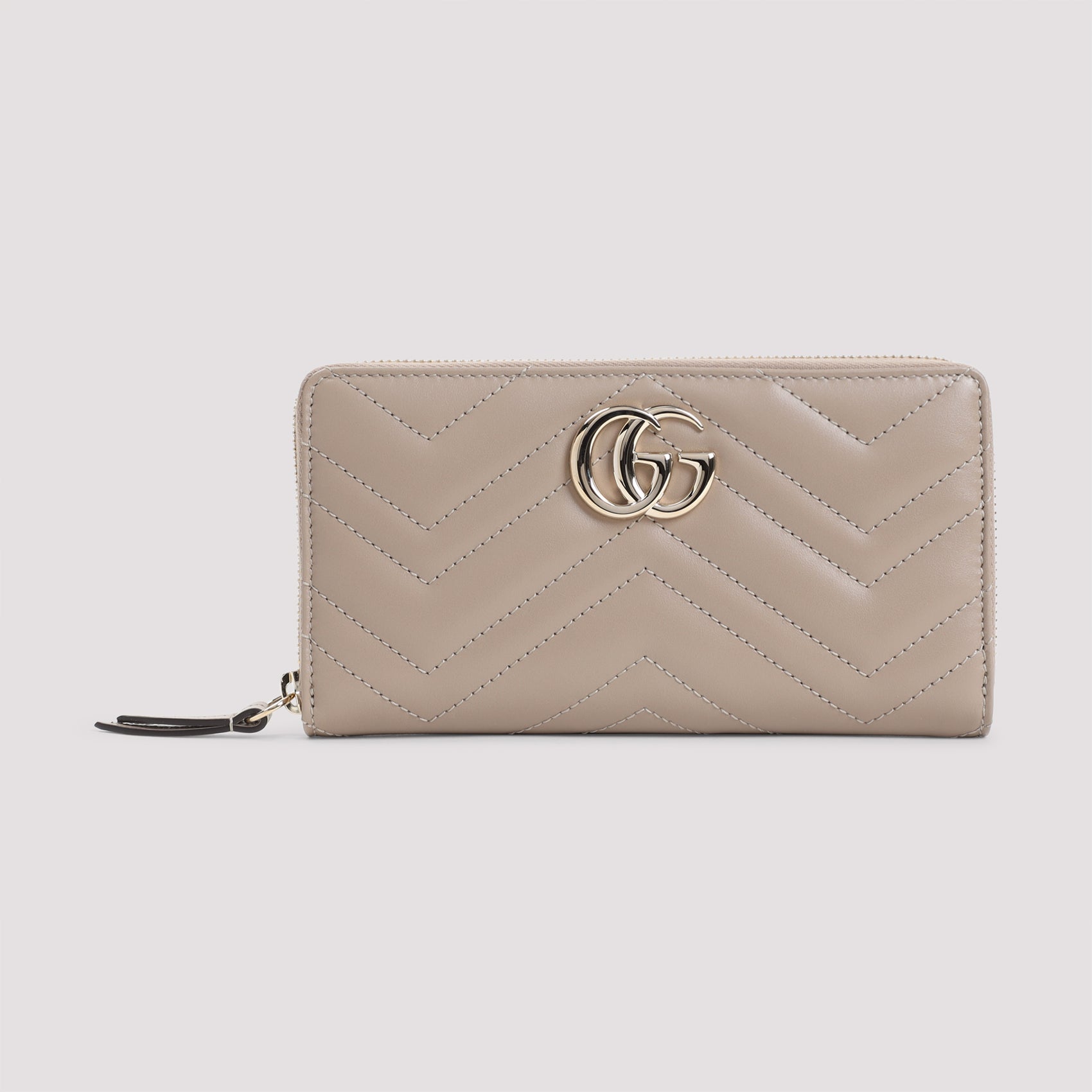 GUCCI Mini Quilted GG Zip Around Wallet