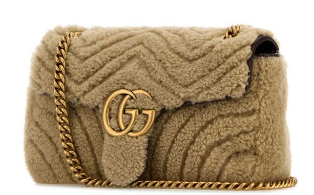 GUCCI Lamb Shearling Handbag (Mini)