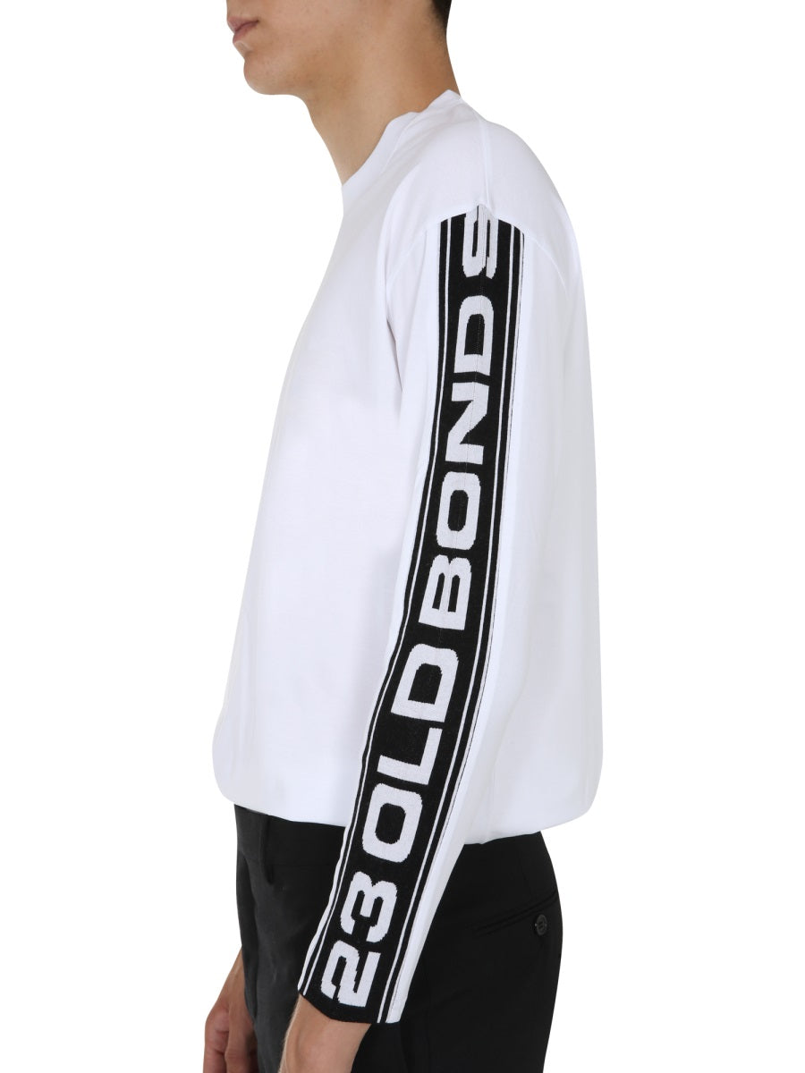 STELLA McCARTNEY Unisex Round Neck Long Sleeve T-Shirt