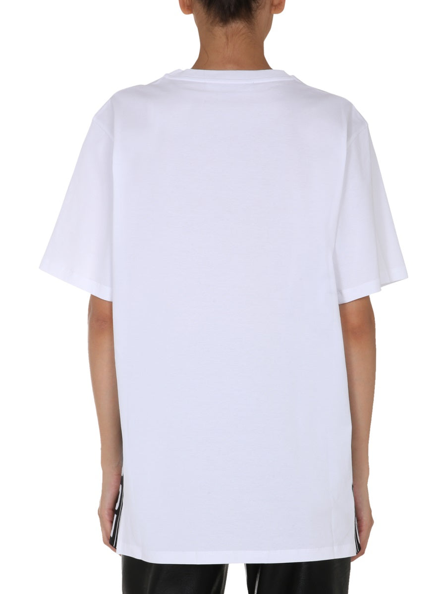 STELLA McCARTNEY Unisex Round Neck T-Shirt - Small Size