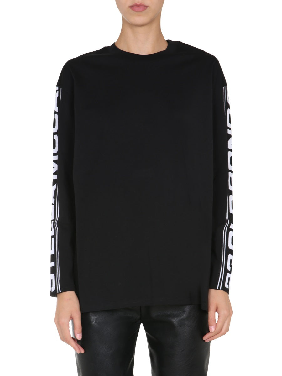 STELLA McCARTNEY Unisex Round Neck Long Sleeve T-Shirt