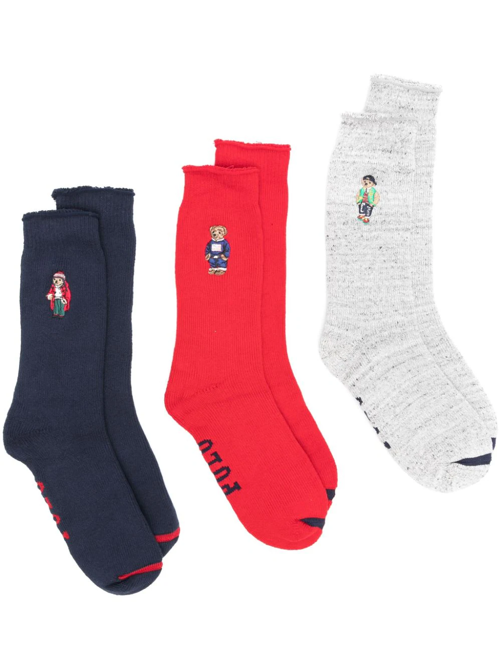 POLO RALPH LAUREN Bears Gift Box Crew Socks Set